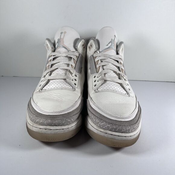Nike Air Jordan 3 Retro SE Craft Ivory Athletic Basketball Shoes Men's Size 13 - Picture 2 of 8